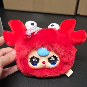 Cute Red Plush Crab Stuffed Animal